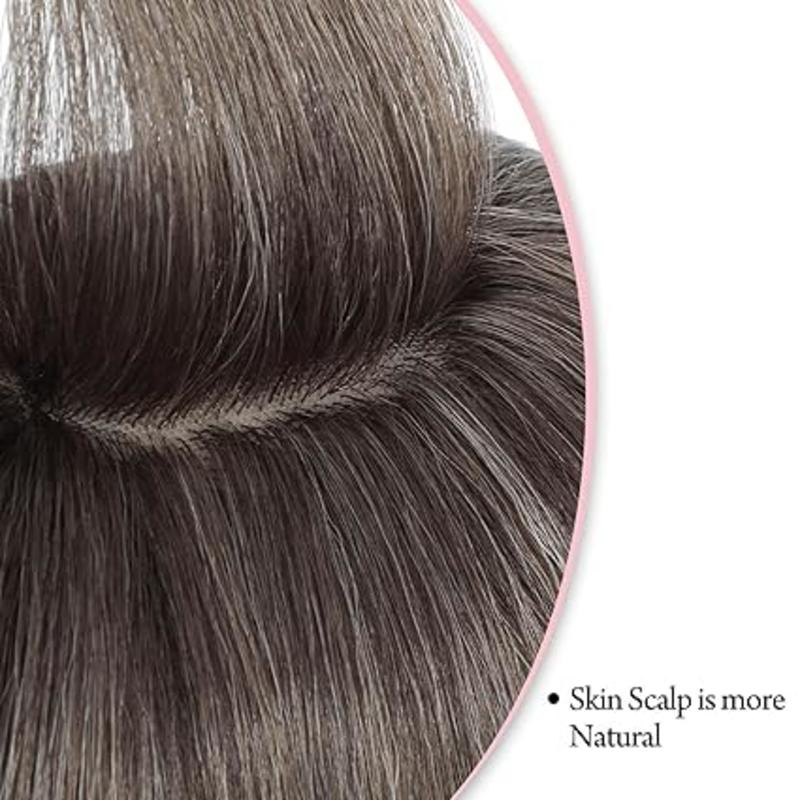 Long Face Framing Layer Hair Topper丨 Natural Volume Hair Topper 丨 Ultra-thin Base | Give You a Chic Look