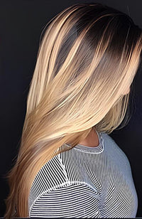 Dark root Golden Blonde
