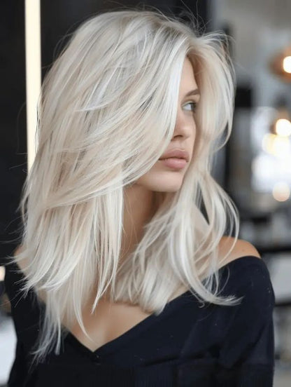 Long Face Framing Layer Hair Topper丨 Natural Volume Hair Topper 丨 Ultra-thin Base | Give You a Chic Look