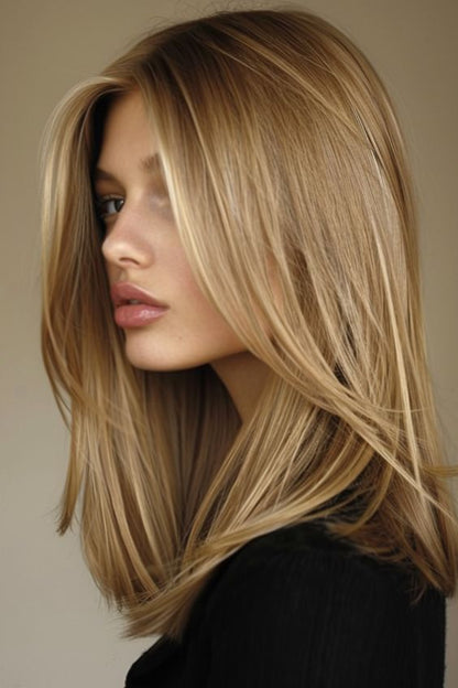Long Face Framing Layer Hair Topper丨 Natural Volume Hair Topper 丨 Ultra-thin Base | Give You a Chic Look